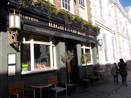 Rights Of Man pub Lewes East Sussex Rights Of Man pub Lewes East Sussex